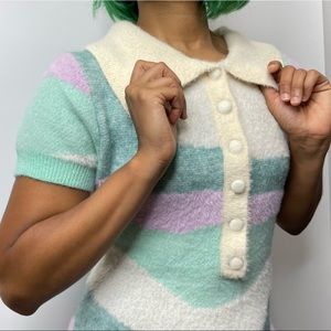 HOUSE OF SUNNY | Good Vibration Knit Romper